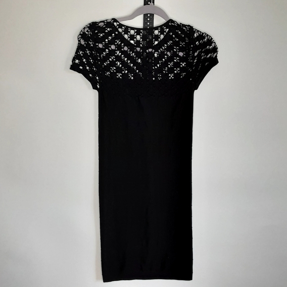 Bebe lined mini dress Sz M/L - Picture 2 of 5